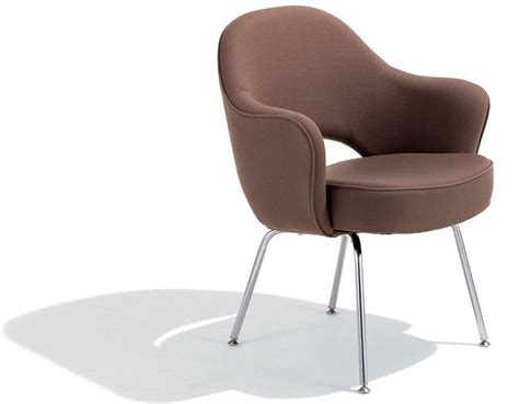 saarinen executive side chair with metal legs in fabric|knoll saarinen executive armchair.